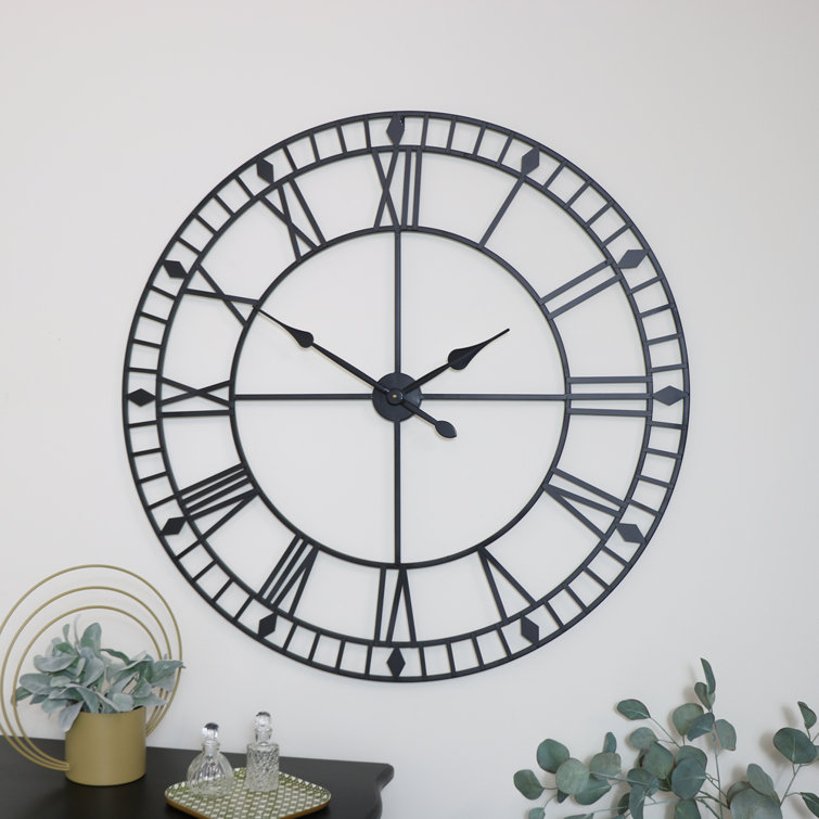 Williston Oversized Yockey 100cm Wall Clock Wayfair.co.uk